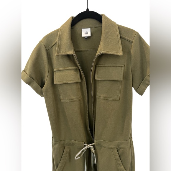 🫒 EUC CABI “Squad” Olive Green Romper | Women’s XS - Picture 4 of 11